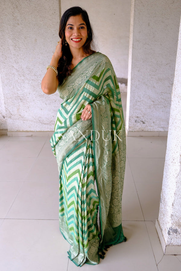 Veena (Green Shade Saree)