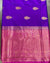 Contrast Border Katan Silk Purple (Saree)