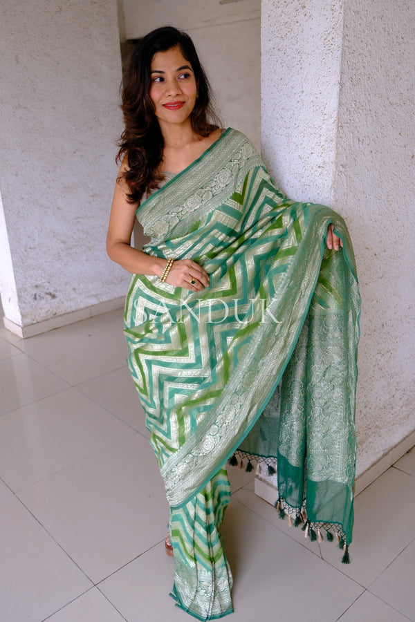 Veena (Green Shade Saree)